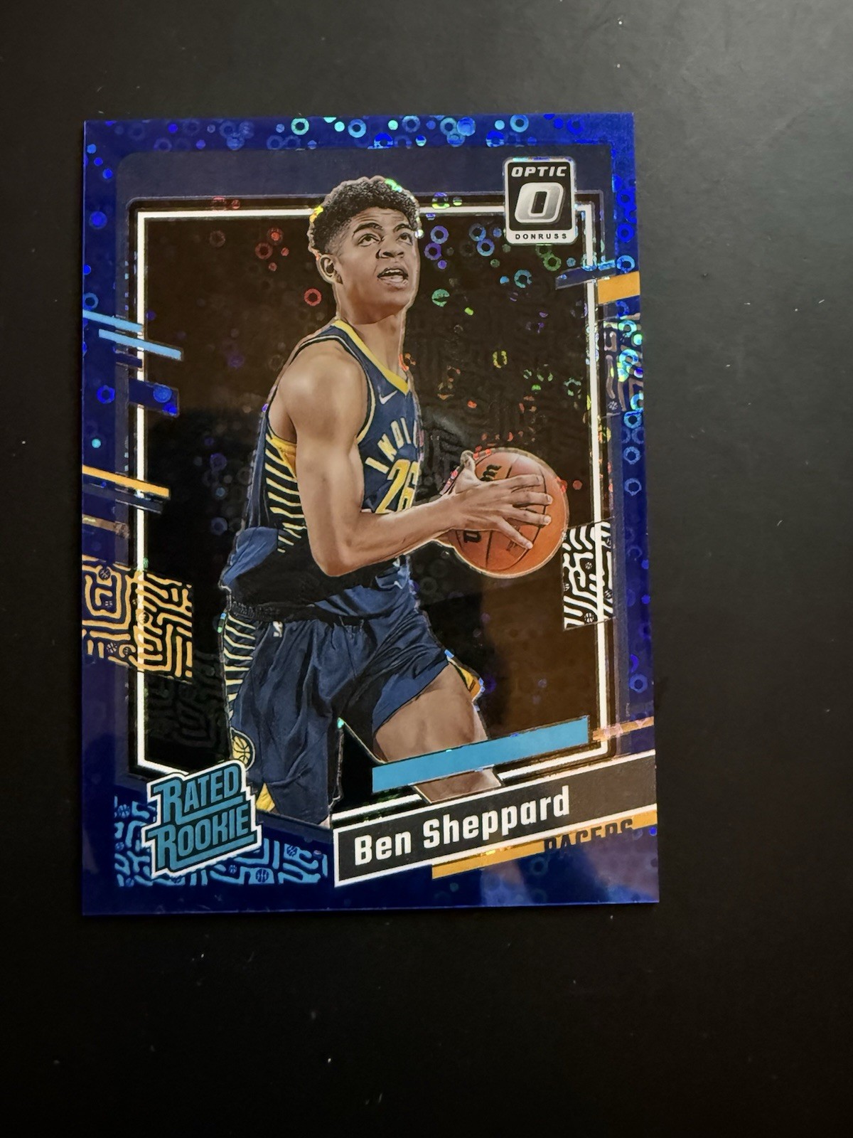 BEN SHEPPARD 2023-24 PANINI OPTIC #221 RATED ROOKIE BLUE Fast Break SSP /49