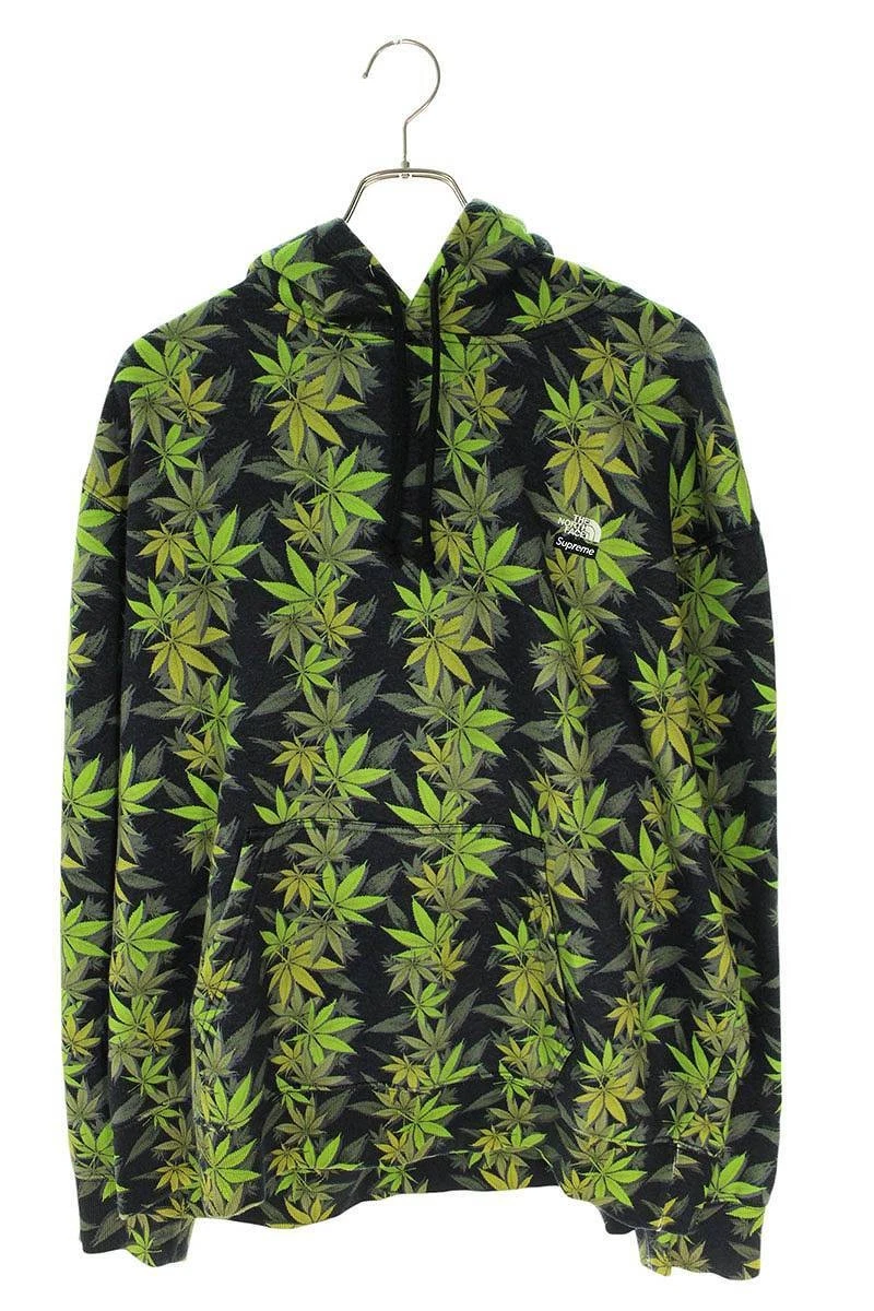 Sweat à capuche Supreme North Face 23AW Leaf Hooded P O taille XL feuille pleine