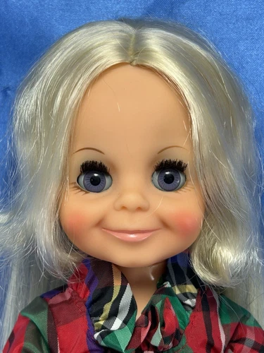 Ideal Crissy Family Look Around Velvet Doll With Original Outfit 1972 NICE!