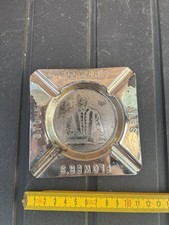 Flowers Ales Ashtray Chrome Effect Vintage Advertising Souvenir Piece Curios 22