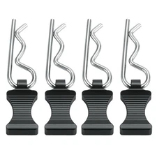 4Pcs Alloy&Steel R-type Body Clips With Mount For Axial SCX6 AXI05000 1/6 RC Car