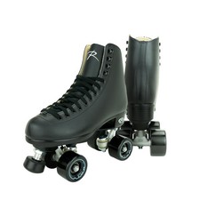 Riedell Boost Roller Skates - Lightweight, Comfortable Indoor Quad Skates for...