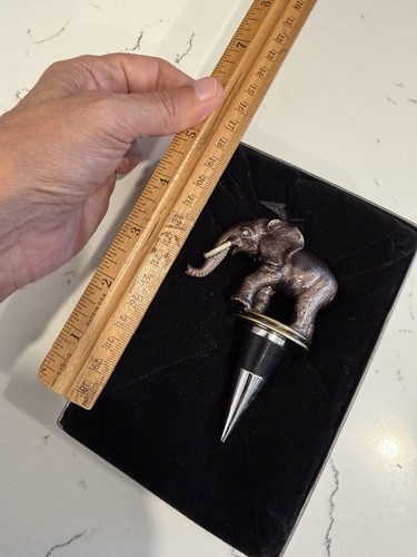 Olivia Riegel Weinflaschenverschluss Elefant - originalverpackt - Bild 5 von 6