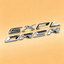 3d Front Hood Replacement Emblem For Explorer 2011-2025 Letter Upper Nameplate 3d Front Hood Replacement Emblem For Explorer 2011-2025 Letter Upper Nameplate
