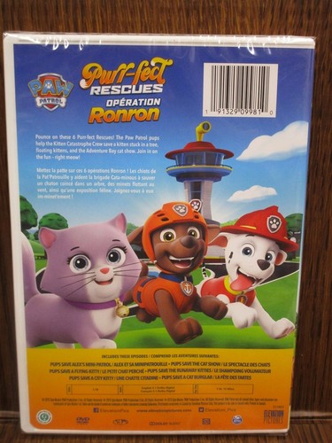 DVD Paw Patrol Purr-fect Rescues Widescreen NEW SEALED - Picture 2 of 2