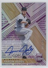 2019 Panini Elite Extra Edition Aspirations Purple 18/100 Aaron Ashby Auto 0i4k