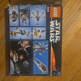 LEGO Star Wars B-wing Fighter 6208 almost complete missing some parts no figs