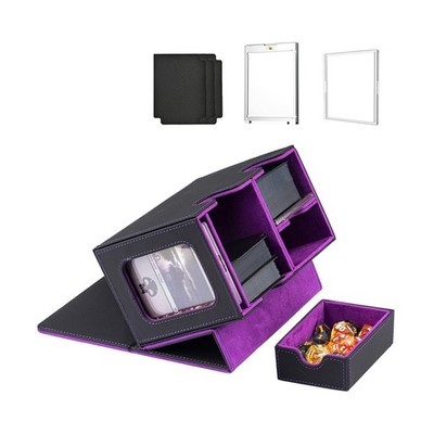 WELLMILLER MTG Deck Box for Commander with Dice Tray,Designed f... FAST USA SHIP