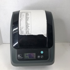 Zebra GX430t Thermal Transfer Label Printer read 