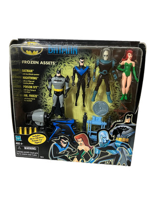 Batman The Animated Series Mr Freeze, Nightwing, Poison Ivy, Frozen Assets 2002