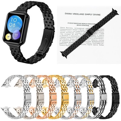 Metal Business Watch Strap Compatible with Xiaomi Smart Band 9 Pro/Mi Band 8 Pro