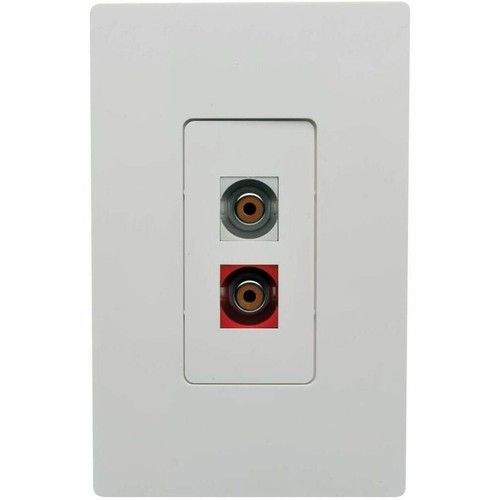 Tripp Lite RCA Hembra Audio a Tornillo Terminal Keystone Jack Kit, Rojo/Blanco - Imagen 3 de 11