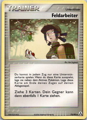 Pokémon Feldarbeiter 73/92 EX Legend Maker 2006