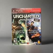 Uncharted Dual Pack (Sony PlayStation 3, 2011) PS3 Complete CIB