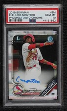 2019 Bowman Chrome Prospect Elehuris Montero #CPA-EM PSA 10 GEM MT Auto 11b4