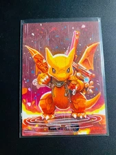 Huge Waves Studio Pokemon Mecha Charizard 1/1 Origin Sketch Card by D