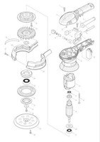 Makita Ersatzteile FüR Exzenterschleifer BO5041