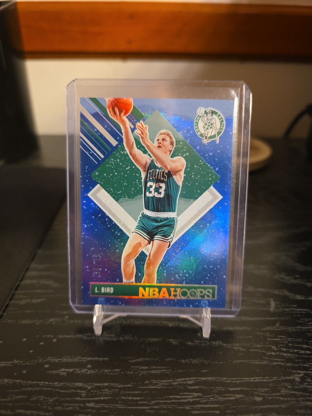 2024-25 Hoops Tribute Winter Blue Holo Larry Bird 29/88