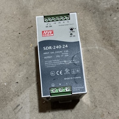 MEANWELL SDR-240-24 DIN Rail Power Supplies 240W 24V 10A