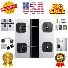 2 Pack Refrigerator Locks with Keys,Freezer Lock and Child Safety Cabinet Loc...