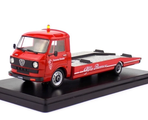 MITICA 1/43 1977 ALFA ROMEO A12 ROADSIDE ASSISTANCE RECOVERY TRUCK RED 430083-D