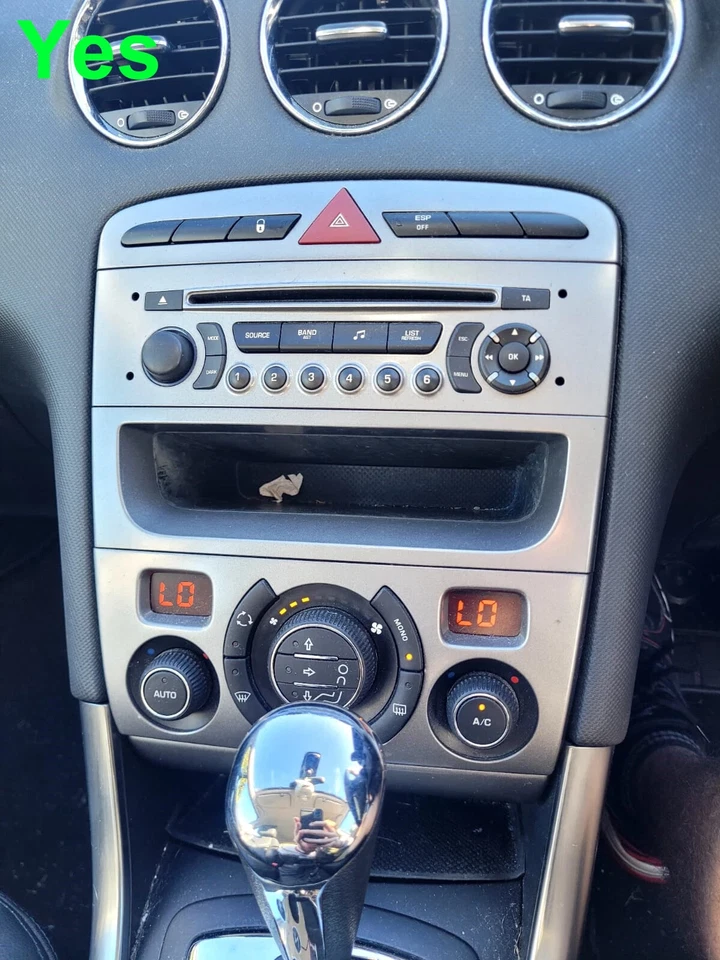 Kit de radio estéreo de coche inalámbrico Carplay Android para Peugeot RCZ/308 2008-2014 Foto 4 de 4