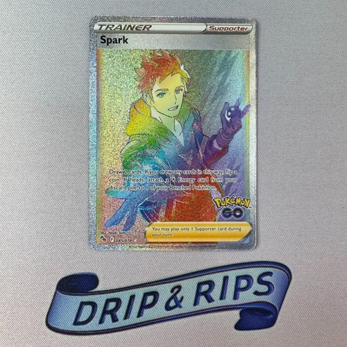 Spark 085/078 Pokemon GO Rainbow Secret Rare Full Art Sammelkarte Near Mint