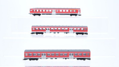 Piko N Konvolut Personenwagen 2. Kl. mit Steuerwagen DB