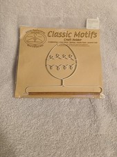 Classic Motifs Easter Egg 6 Inch Craft Holder With Dowel Scrapbooking Quilting #