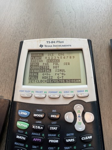 Texas Instruments TI-84 Plus Graphing Calculator with Cover TESTED - Picture 7 of 24