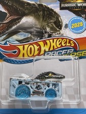 NEW 2025 Hot Wheels Racer Verse Jurassic World Rebirth Mosasaurus