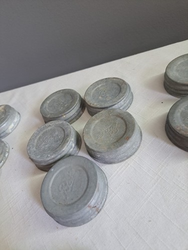 Lot Of 5 Ball Zink Canning Lids - Picture 5 of 15