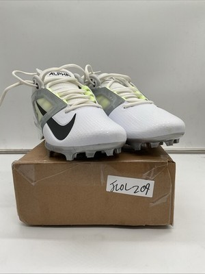 Nike Alpha Menace 4 Pro FD7037-100 Men's US 10 White Football Cleats JLOL209