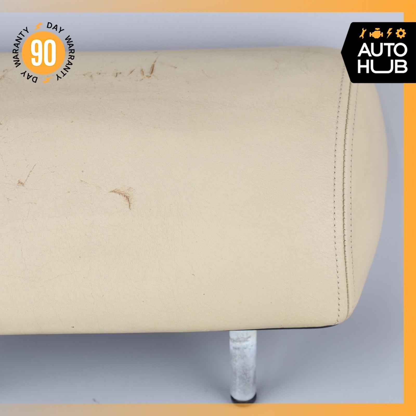 Rolls Royce Silver Spirit Rear Left Side Seat Headrest Head Rest Beige OEM 22k