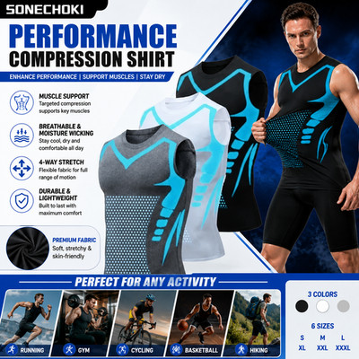 Evolv-Off Kompressionsshirt, V-Boost 2025 neue Version Ionic Shaping ärmellos