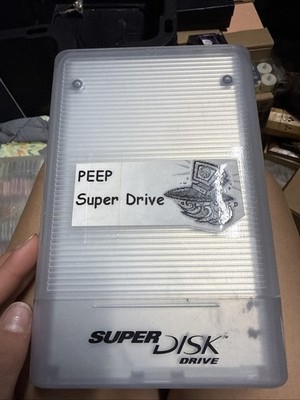 Imation SuperDisk SD-USB-M3 120MB USB External Floppy Drive For Macintosh