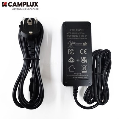CAMPLUX 5A Netzteil 60W 5,5*2,5 mm AC/DC Adapter 100-240V AC auf 12V DC-Adapter