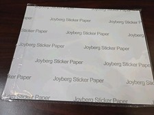 Printable Sticker Paper for Inkjet Printer, 40 Sheets 8.5''x11'', White