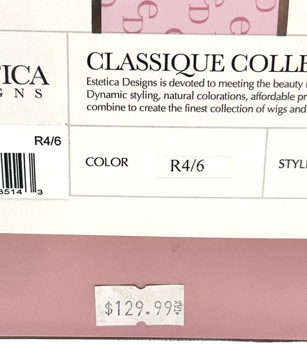 Jamie Classique Collection Estetica Wig NEW IN BOX Color R4/6 Dark Brown - Picture 15 of 15