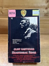 Heartbreak Ridge Betamax BETA Tape Clint Eastwood, Marsha Mason 1986