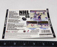 OEM NHL Breakaway 98 Playstation 1 PS1 Case Artwork Only No Game Hockey
