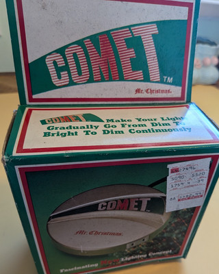 Comet Mr Christmas vintage model 236 control system NIB for miniature lights