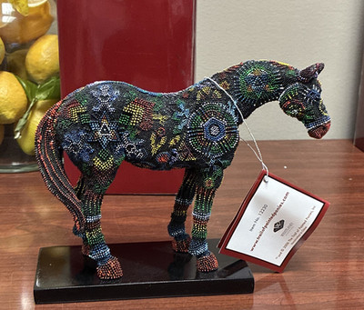 Trail of Painted Ponies Huichol Guardian Spirit Resin Horse Figurine 2E/5086