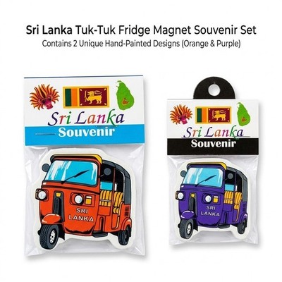 Ceylon Tuk Tuk Handarbeit Kühlschrankmagnete Set Kühlschrank Wohndeko Souvenir Basteln