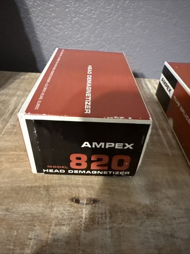 Ampex Recording Head Demagnetizer 820 & Tape Splicer Original Box Instructions - Picture 11 of 12