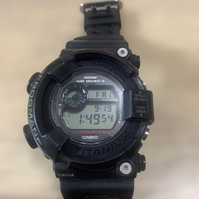 Casio G-Shock Frogman DW-8200 Men in Black Black Titanium Watch | eBay