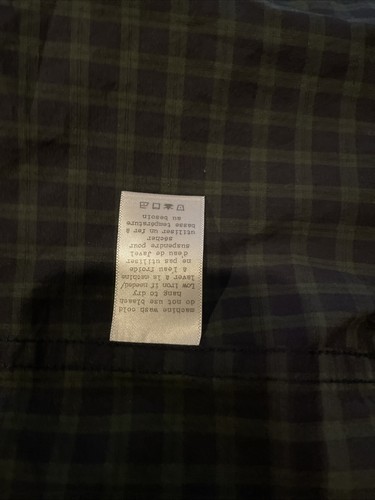 Rag & Bone Yokohama Shirt Men's XL Long Sleeve Button Up Navy Plaid $220 - Picture 7 of 14