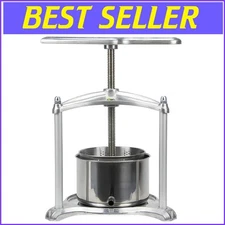 Versatile Manual Juicer and Cheese Press - Perfect for Fruit and Herb Extraction