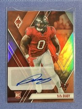 2023 Panini Phoenix - Rookies YaYa Diaby #181 Orange Autographs /50 (AU, RC)