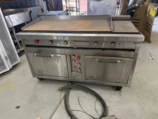 Lang commercial 60 Inch Electric kitchen Range with (2) Ovens and Griddle